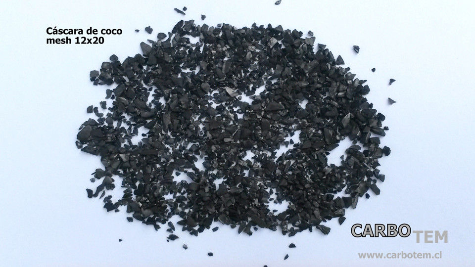 Carbón activo cascara de coco